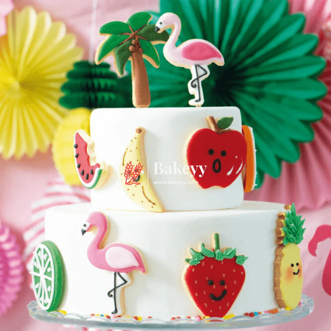 2 Pieces Apple and Banana Cookie Cutter| Perfect for Baking and DIY Craft Projects - Bakeyy.com - India - 2 Pieces Apple and Banana Cookie Cutter| Perfect for Baking and DIY Craft Projects - Default Title