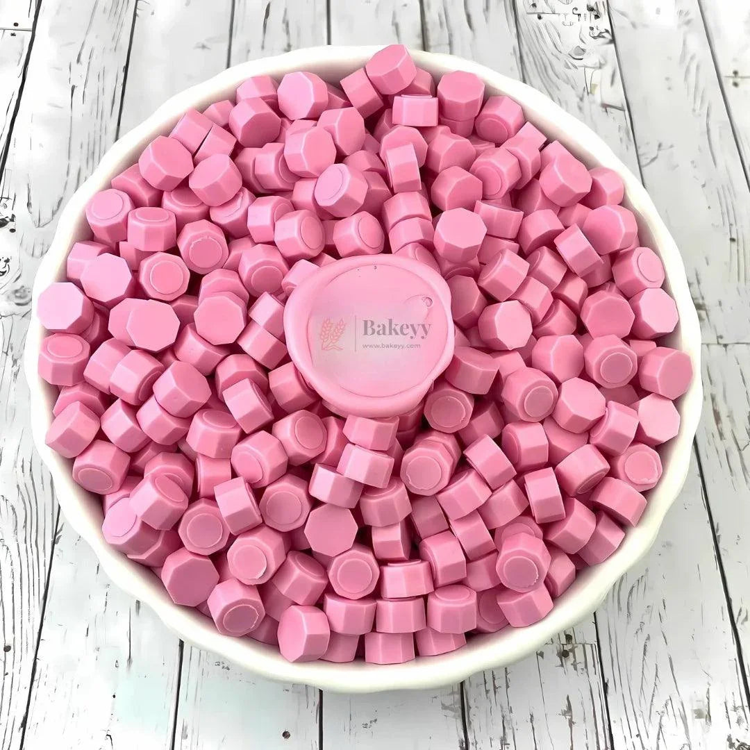 Baby Pink Wax Seal Beads, 100g - Bakeyy.com - India - Baby Pink Wax Seal Beads, 100g - Default Title