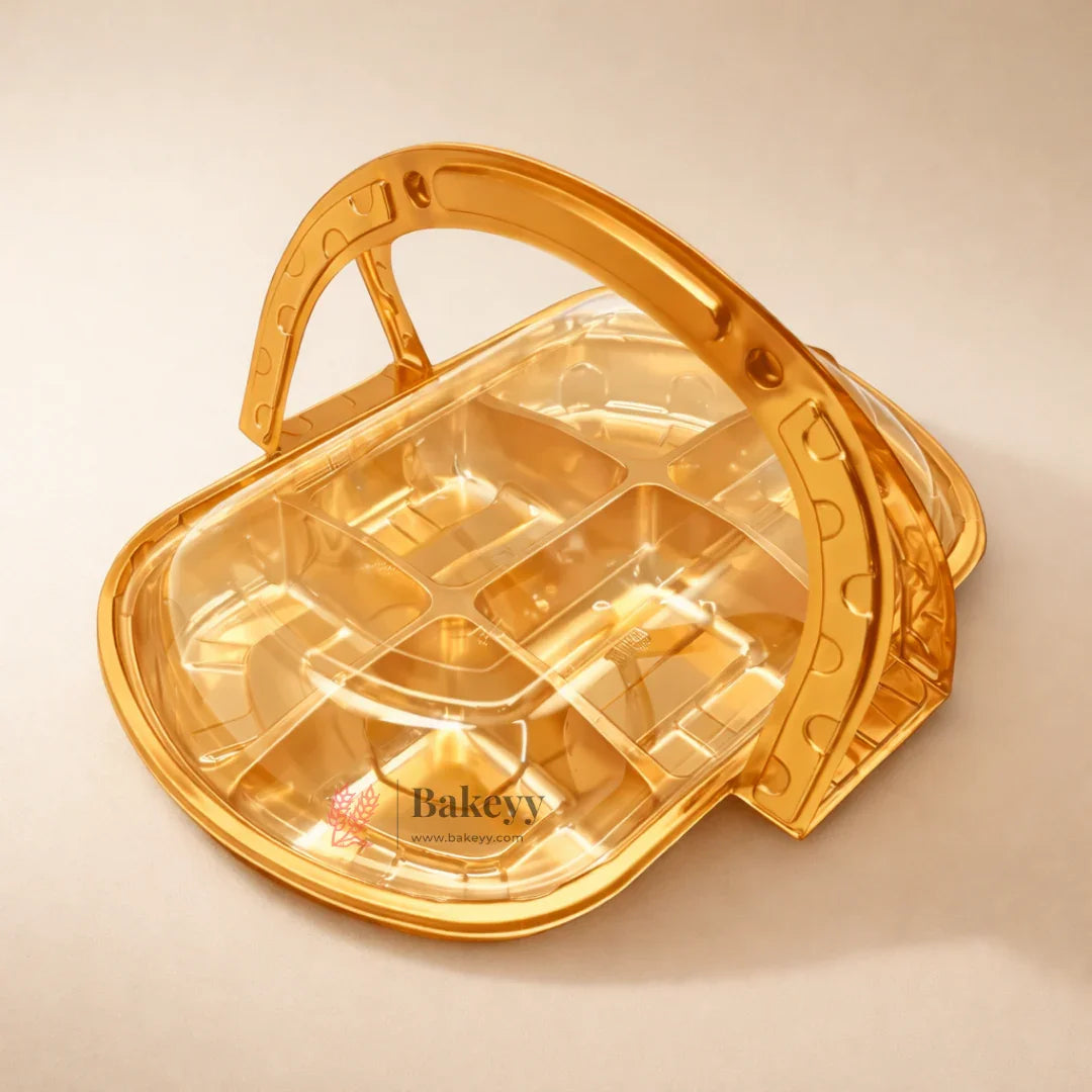 6 Cavity Dry Fruit Box Pack Of 10 Gift Box Multi Compartment Box Pack of 10