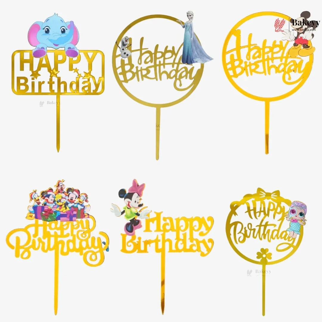 6_Inch_Kids_Cartoon_Happy_Birthday_Cake_Topper_4 - Bakeyy.com IN