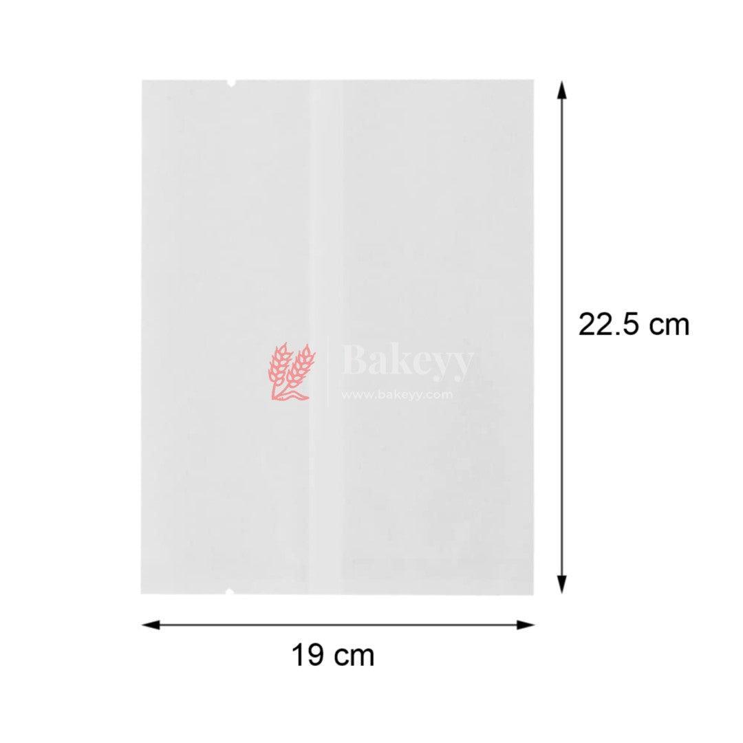 7.5x9 inch | Transparent Glassine Bags | Flat Bakery Sleeves | Cookie Paper Bags (White) | Pack of 100 - Bakeyy.com - India - 7.5x9 inch | Transparent Glassine Bags | Flat Bakery Sleeves | Cookie Paper Bags (White) | Pack of 100 - Default Title