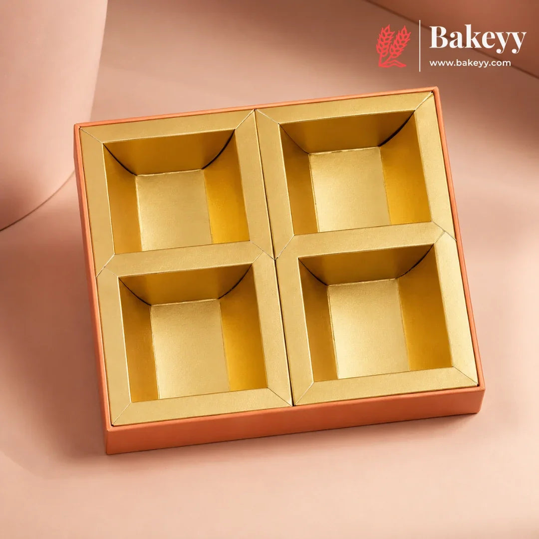 7._4_Cavity_Rigid_Dry_Fruit_Box_Elegant_Festive_Hamper_Box_with_Window_Lid_Elegant_Floral_Design_Pack_Of_1 - Bakeyy.com IN