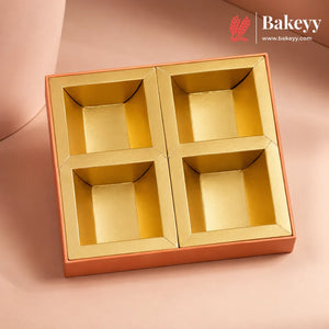 7._4_Cavity_Rigid_Dry_Fruit_Box_Elegant_Festive_Hamper_Box_with_Window_Lid_Elegant_Floral_Design_Pack_Of_1 - Bakeyy.com IN
