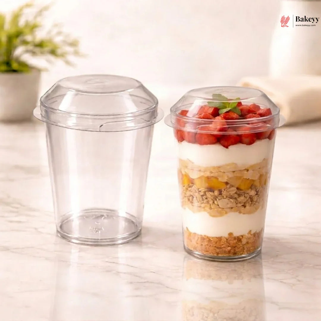 70_ml_Round_Transparent_Acrylic_Box_with_Lid_Pack_of_100 - Bakeyy.com