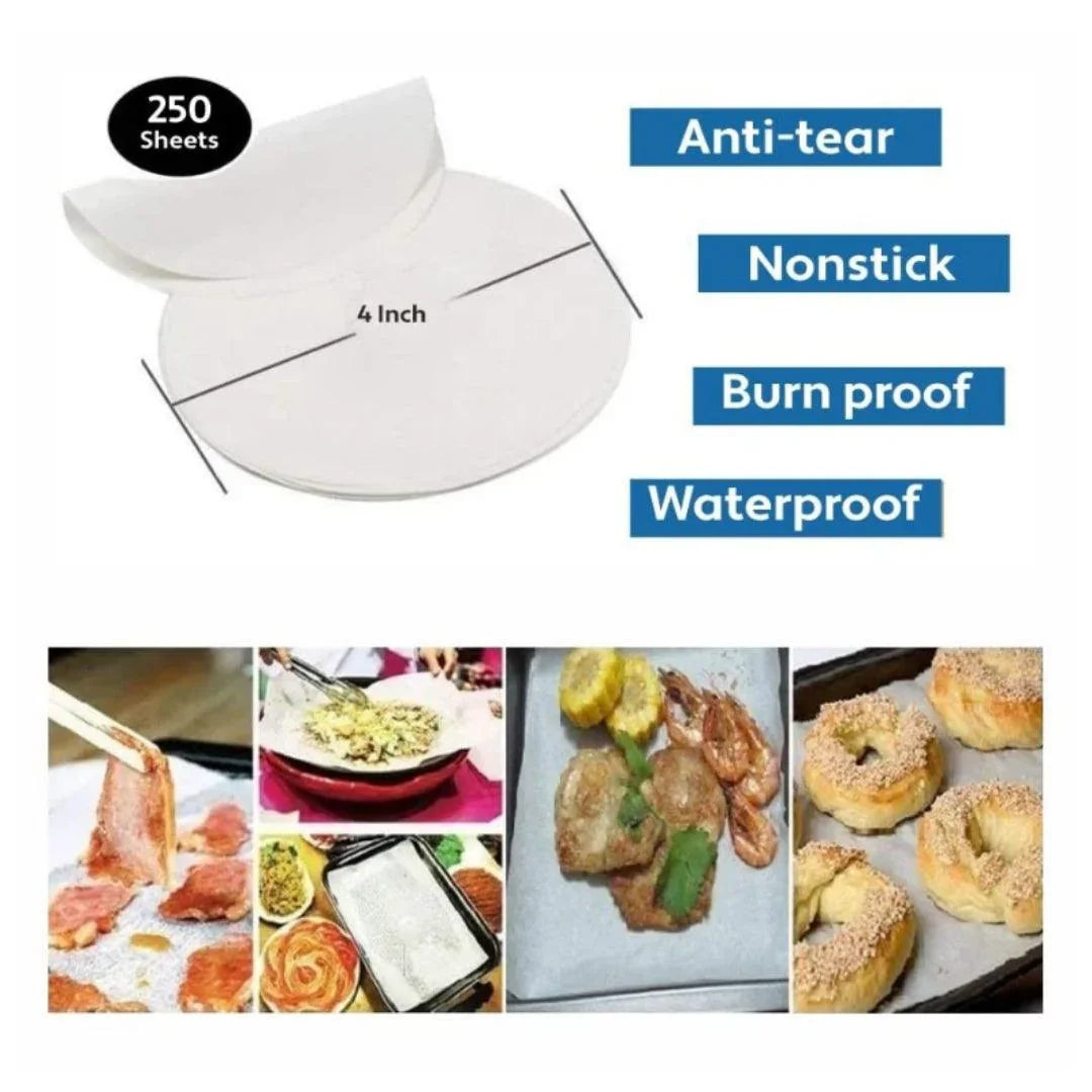 4Inch | Oddy Uniwraps Round Ecobake Baking and Cooking Paper- White| 1 Packet - Bakeyy.com - India - 4Inch | Oddy Uniwraps Round Ecobake Baking and Cooking Paper- White| 1 Packet - Default Title