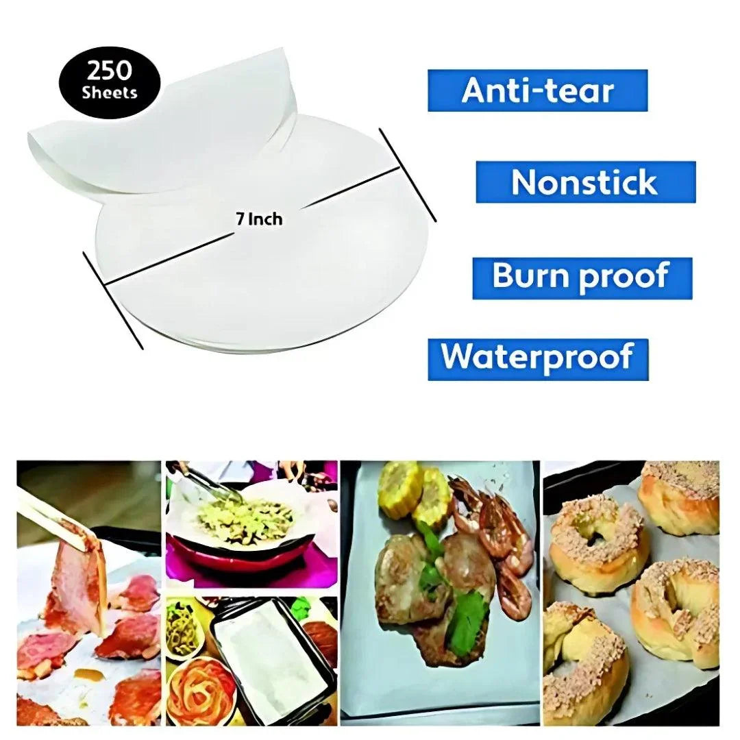 7Inch | Oddy Uniwraps Round Ecobake Baking and Cooking Paper- White | Pack of 250 - Bakeyy.com - India - 7Inch | Oddy Uniwraps Round Ecobake Baking and Cooking Paper- White | Pack of 250 - Default Title