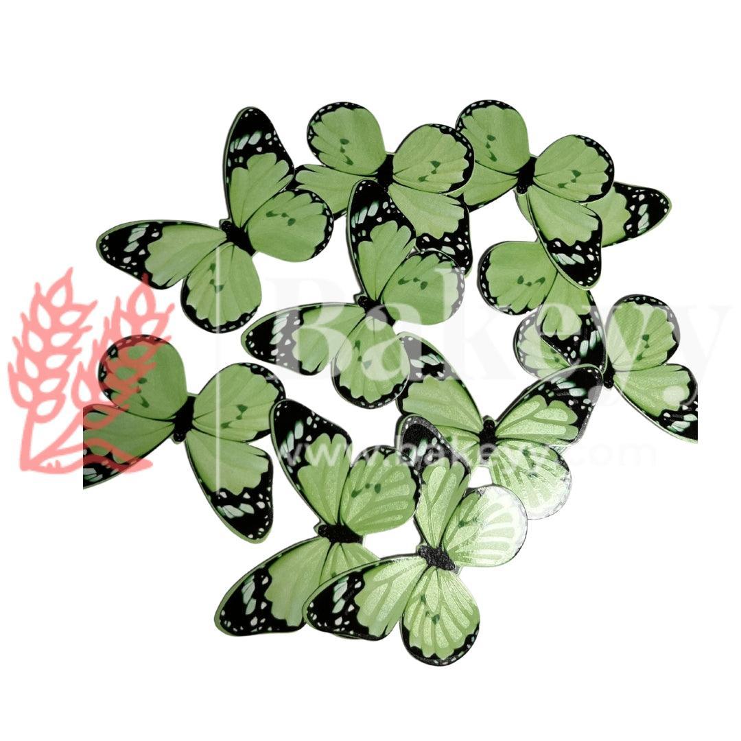 A1 Green| Decorative Butterfly Cake Toppers | Birthday cake decorations | Party cake decoration | 6cm x 5cm| Pack of 10 - Bakeyy.com - India - A1 Green| Decorative Butterfly Cake Toppers | Birthday cake decorations | Party cake decoration | 6cm x 5cm| Pack of 10 - Default Title