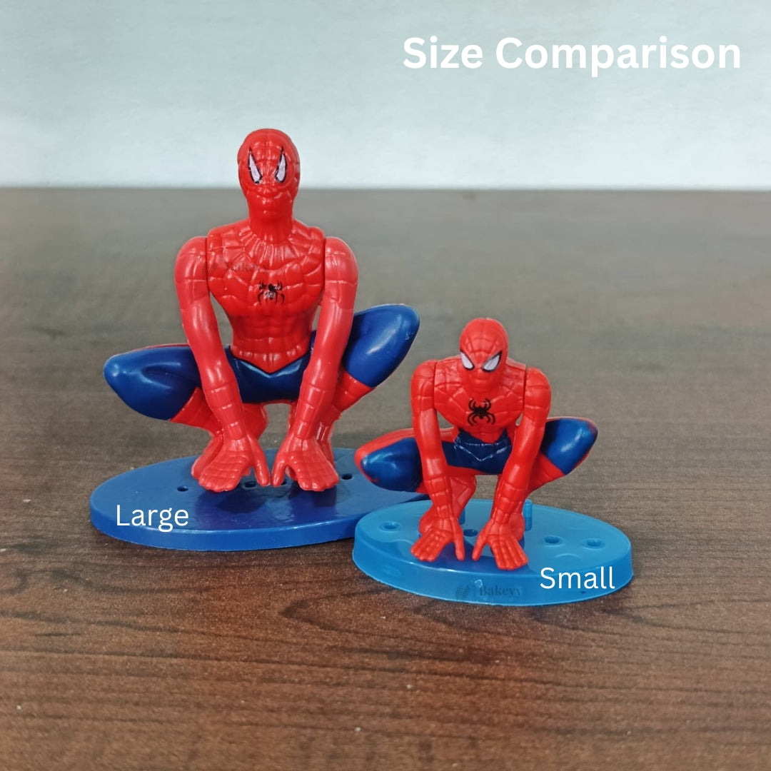 7 Pc Spiderman Cake Topper Set | Action Pose Figures | 2 Sizes Available | Pack of 1