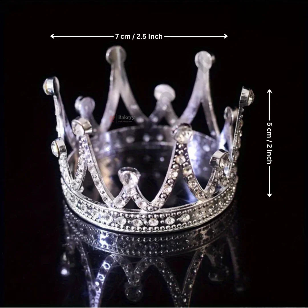 Luxury Metal Crown Topper | Premium Cake Decoration | 1 Piece