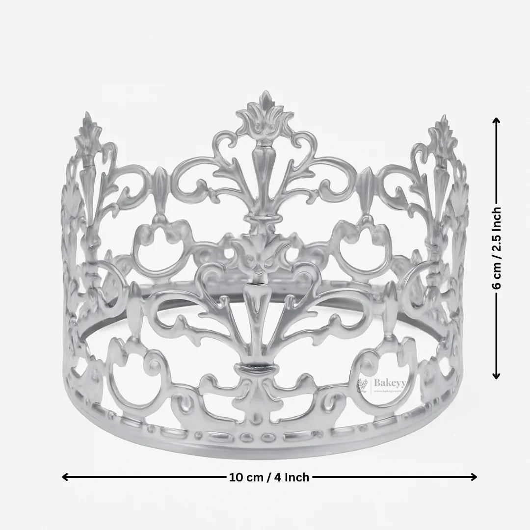 Luxury Metal Crown Topper | Premium Cake Decoration | 1 Piece - Bakeyy.com - India - Luxury Metal Crown Topper | Premium Cake Decoration | 1 Piece - Design 11 200.00