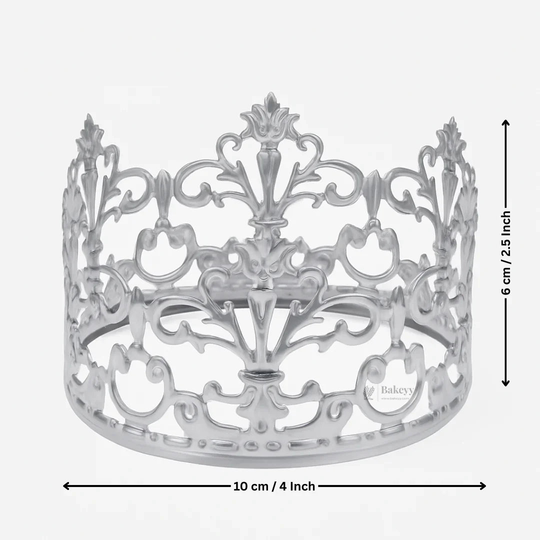 Luxury Metal Crown Topper | Premium Cake Decoration | 1 Piece