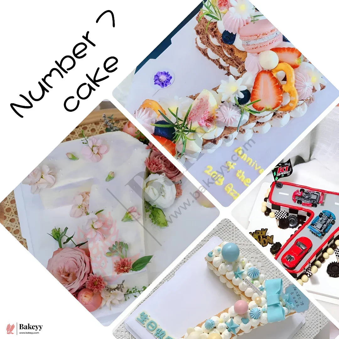 Silicone Number 7 Cake Mold – Non-Stick, Heat Resistant, Multipurpose Baking Mould (Pack Of 1) - Bakeyy.com - India - Silicone Number 7 Cake Mold – Non-Stick, Heat Resistant, Multipurpose Baking Mould (Pack Of 1) - Default Title