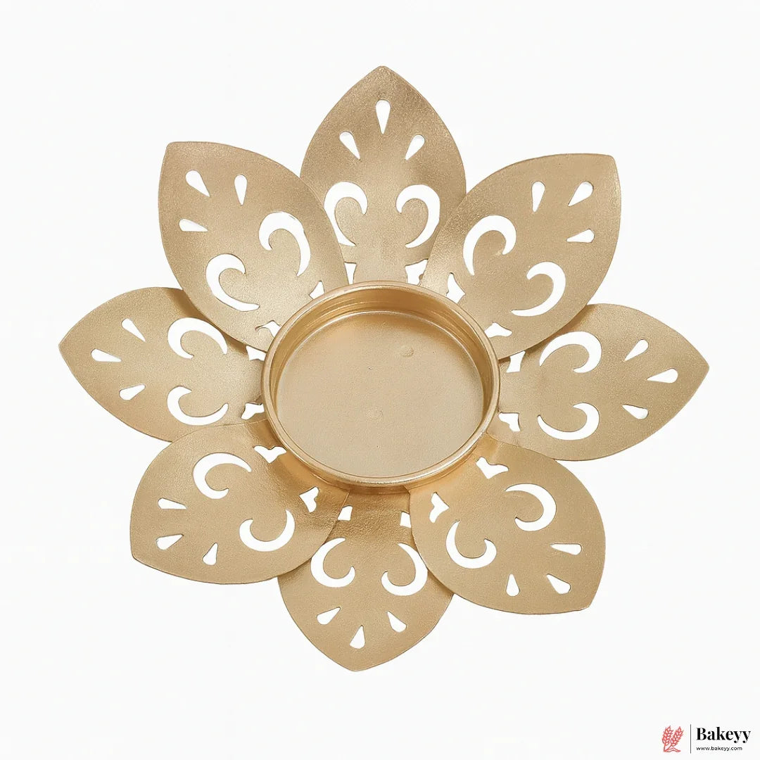 Jali Design 1 |Leaf Candle Holder | 1 Piece