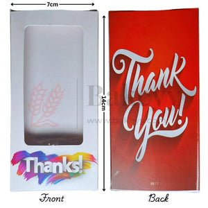 “Thank You” Chocolate Bar Gift Boxes | Chocolate Box | Thank you favor box | Pack of 10 | 14cm x 7cm x 1cm - Bakeyy.com - India - “Thank You” Chocolate Bar Gift Boxes | Chocolate Box | Thank you favor box | Pack of 10 | 14cm x 7cm x 1cm - Default Title