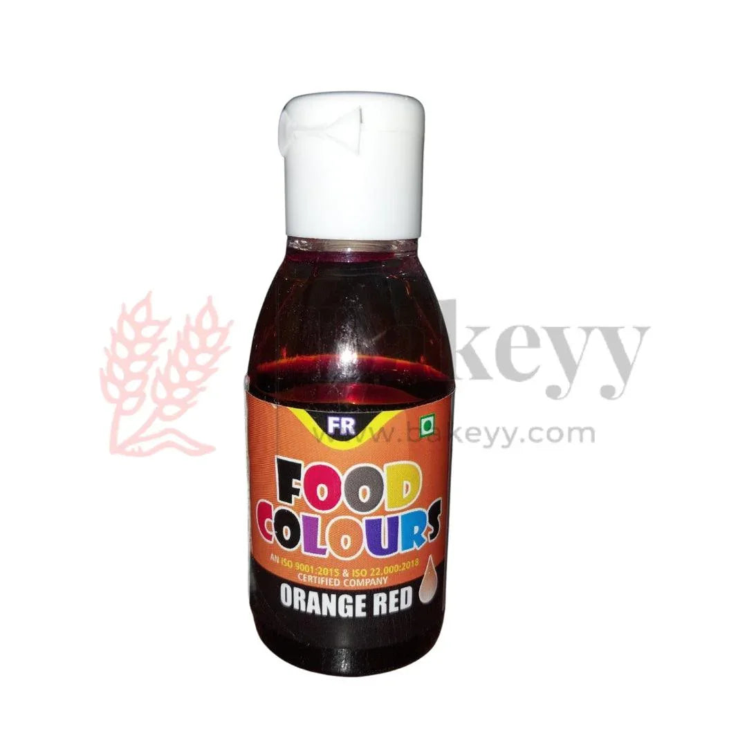Orange Red | Liquid Food Colour| 20ml - Bakeyy.com - India - Orange Red | Liquid Food Colour| 20ml - Default Title