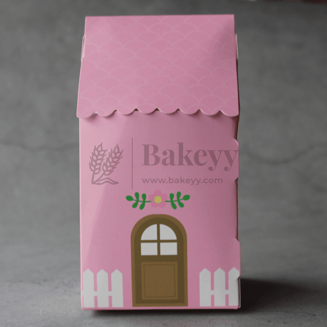 House Gift Box | Pack Of 10 | Surprise Box | Candy Box | Return Gift Box | DIY | - Bakeyy.com - India - House Gift Box | Pack Of 10 | Surprise Box | Candy Box | Return Gift Box | DIY | - Pink