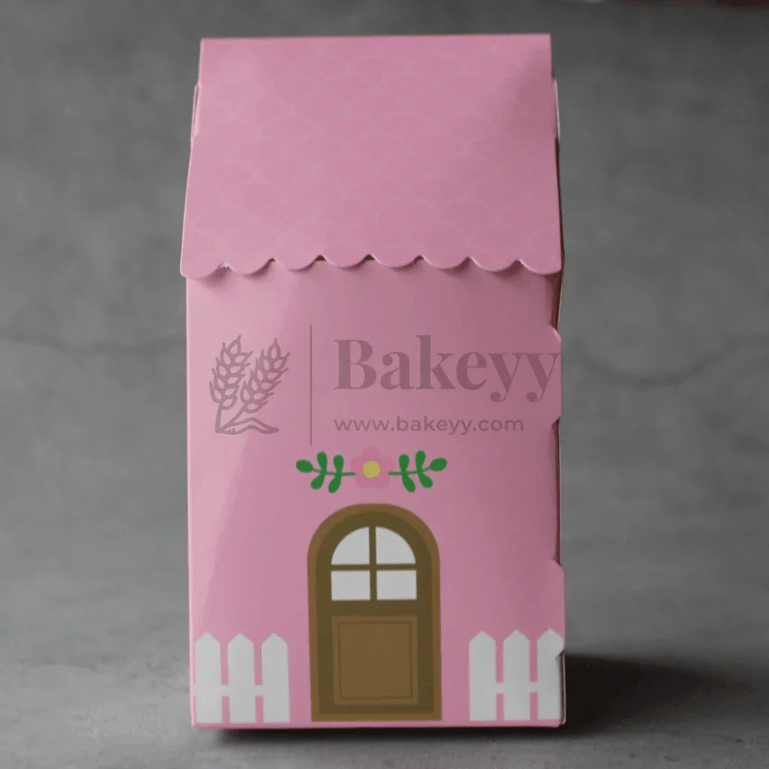 House Gift Box | Pack Of 10 | Surprise Box | Candy Box | Return Gift Box | DIY | - Bakeyy.com - India - House Gift Box | Pack Of 10 | Surprise Box | Candy Box | Return Gift Box | DIY | - Pink