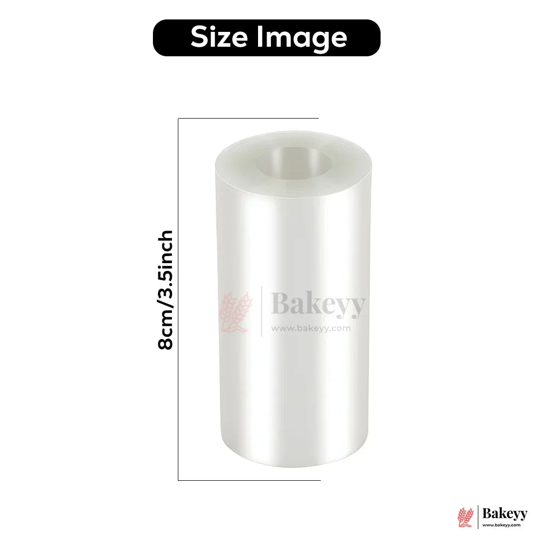 Transparent Cake Collars Roll – 8cm (3.5 inch) Acetate Film for Cake Decoration & Dessert Layering| 10 Meter Roll - Bakeyy.com - India - Transparent Cake Collars Roll – 8cm (3.5 inch) Acetate Film for Cake Decoration & Dessert Layering| 10 Meter Roll - Default Title