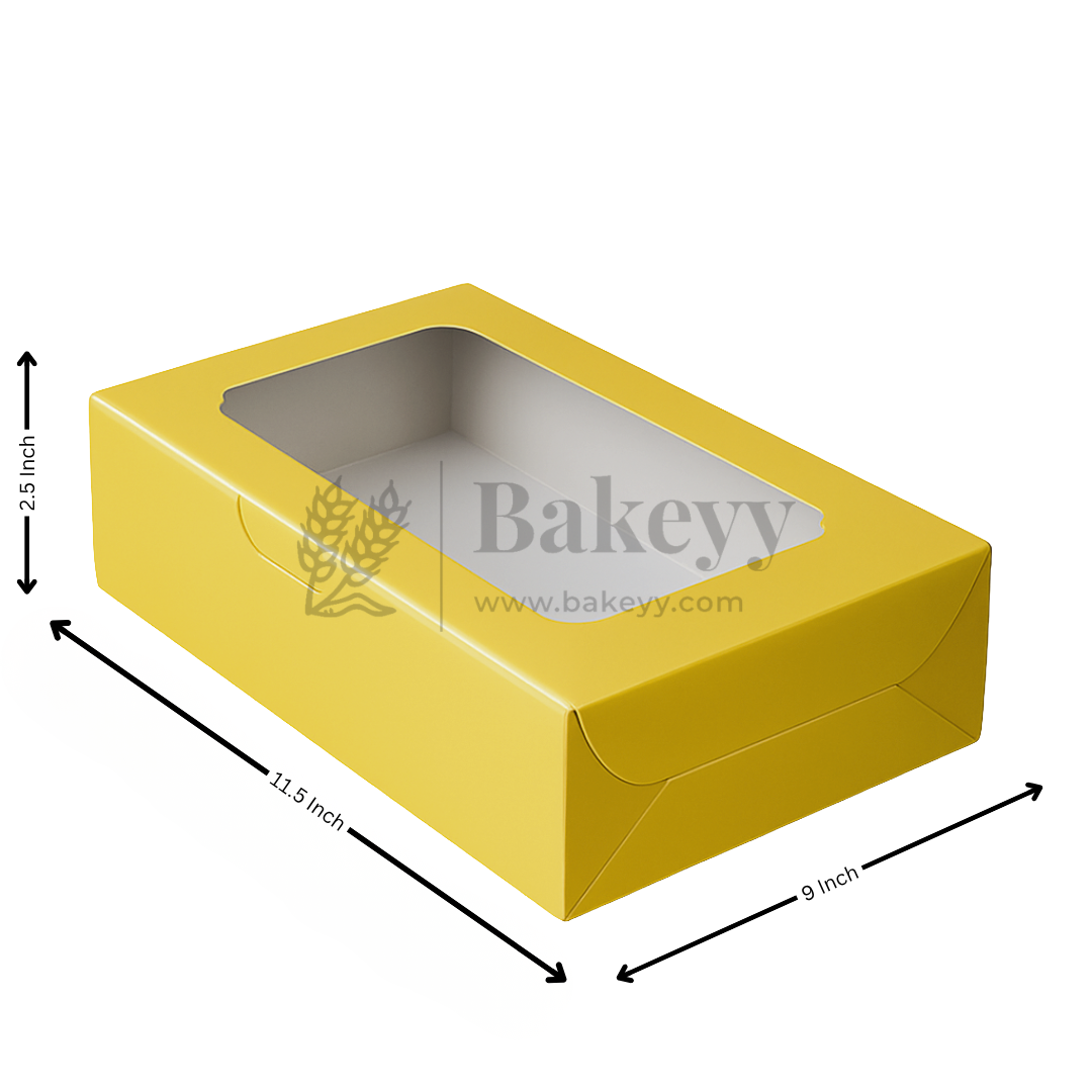 Coloured Brownie Boxes | Perfect for Brownies, Cookies | Pack of 10