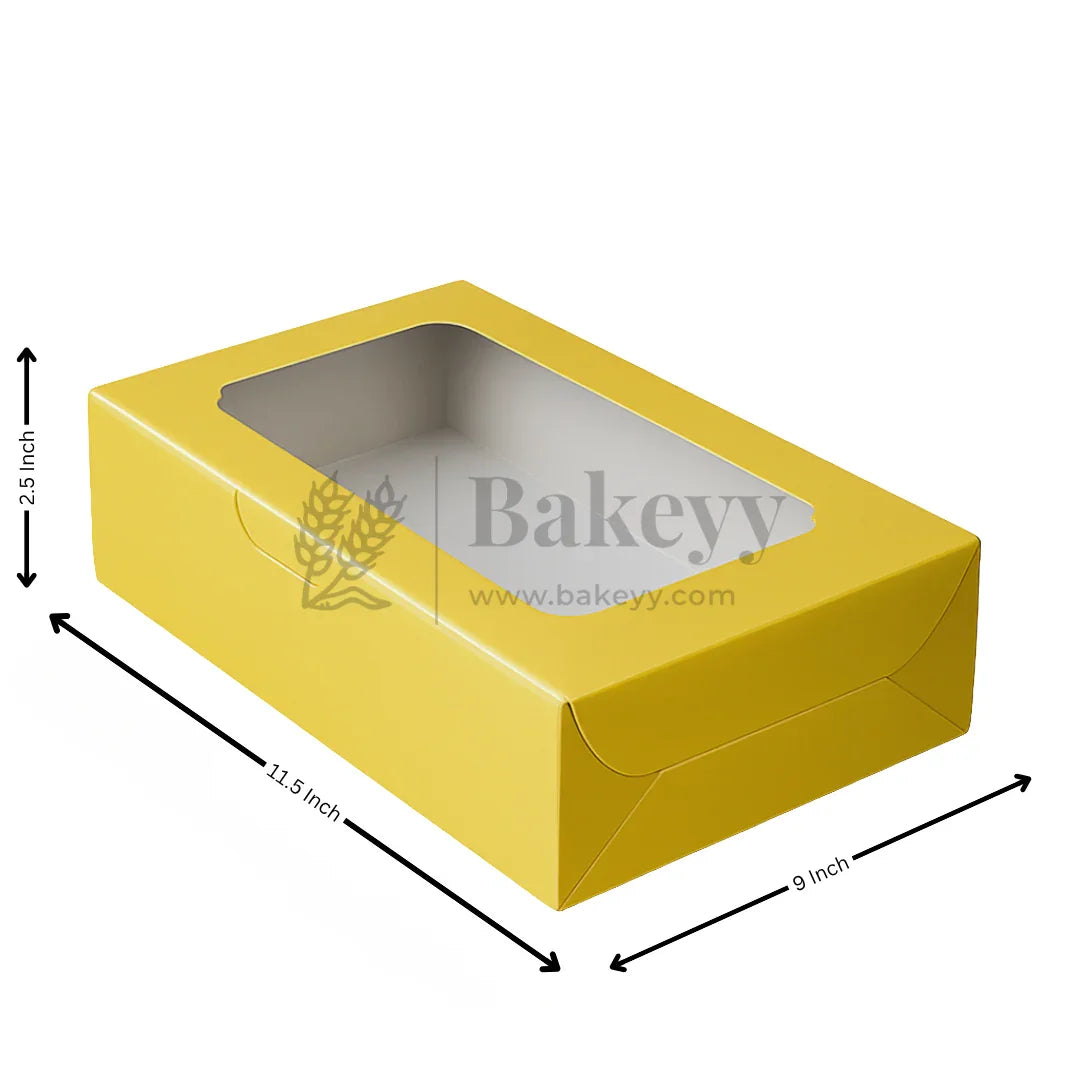 Coloured Brownie Boxes | Perfect for Brownies, Cookies | Pack of 10