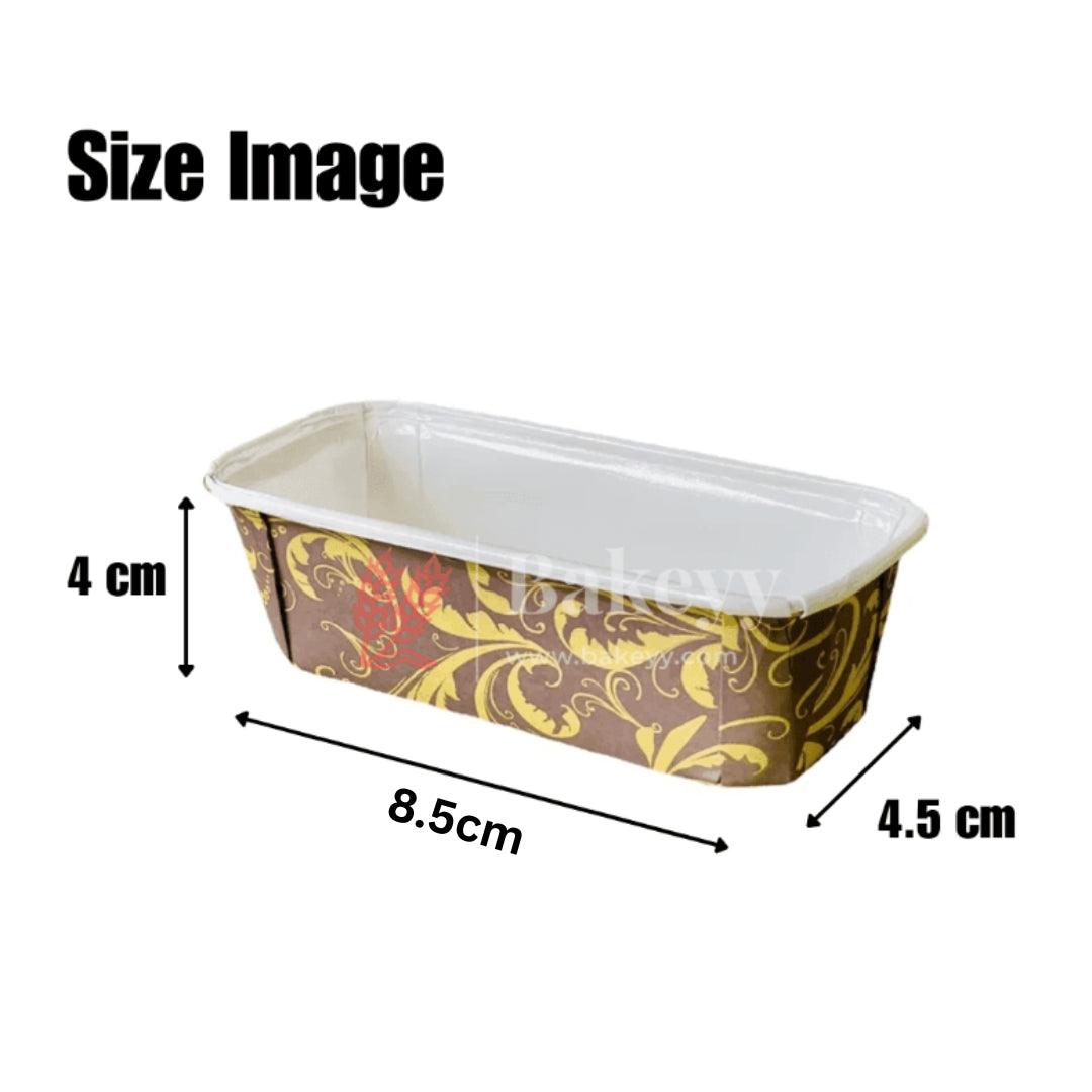 100 g Bake and Serve Rectangle Mould | Brownie Bake | Paper Baking Mould | Pack of 50 - Bakeyy.com - India - 100 g Bake and Serve Rectangle Mould | Brownie Bake | Paper Baking Mould | Pack of 50 - Default Title