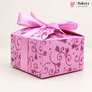 Gift Box | Pack Of 10 | Chocolate Packing Box | Return Gift Box | Lavender Colour | Medium