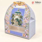 Embossed Arch Goodie Box with Window & Handle | 3 Designs | Pack of 10