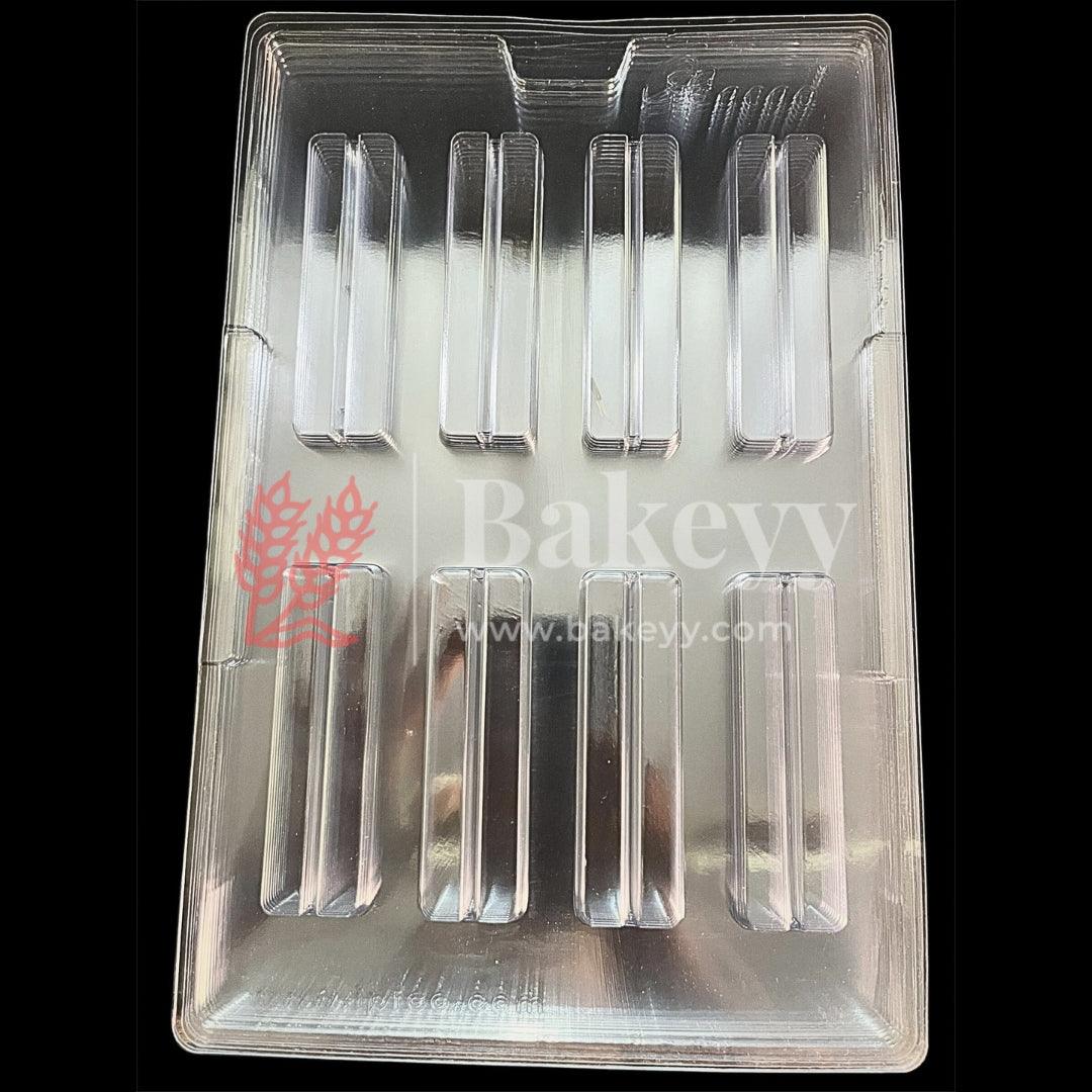 Mould 665 – Kit Kat Shape Bar Chocolate Mould Tray | Baking Accessories | Plastic Chocolate Mould | Party Favor Mould | Pack of 1 - Bakeyy.com - India - Mould 665 – Kit Kat Shape Bar Chocolate Mould Tray | Baking Accessories | Plastic Chocolate Mould | Party Favor Mould | Pack of 1 - Default Title