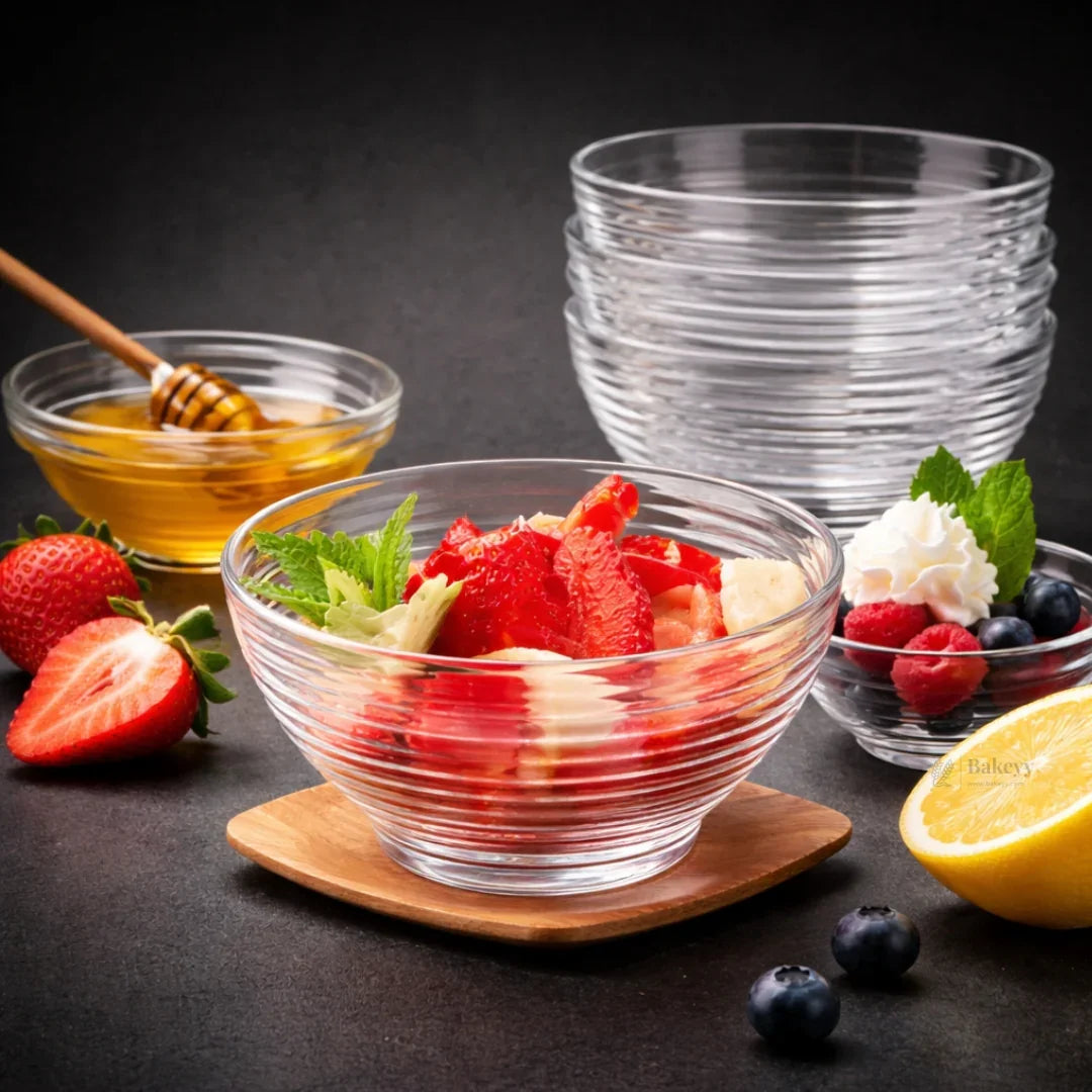 Round Plastic Sauce & Dip Bowl | D47 | Transparent Serving Bowl | 2 Size Options | Assorted Pack Sizes - Bakeyy.com - India - Round Plastic Sauce & Dip Bowl | D47 | Transparent Serving Bowl | 2 Size Options | Assorted Pack Sizes - Small | Pack of 25 150.00