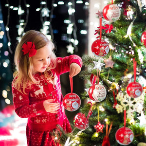 6 Pcs Christmas Tin Tree Decorations - 6.5 cm - Hanging Decor| Candy Jar Round Tree Balls with String - Xmas & New Year Decoration Ornament Item for Home, Office, Church - Bakeyy.com - India - 6 Pcs Christmas Tin Tree Decorations - 6.5 cm - Hanging Decor| Candy Jar Round Tree Balls with String - Xmas & New Year Decoration Ornament Item for Home, Office, Church - Default Title