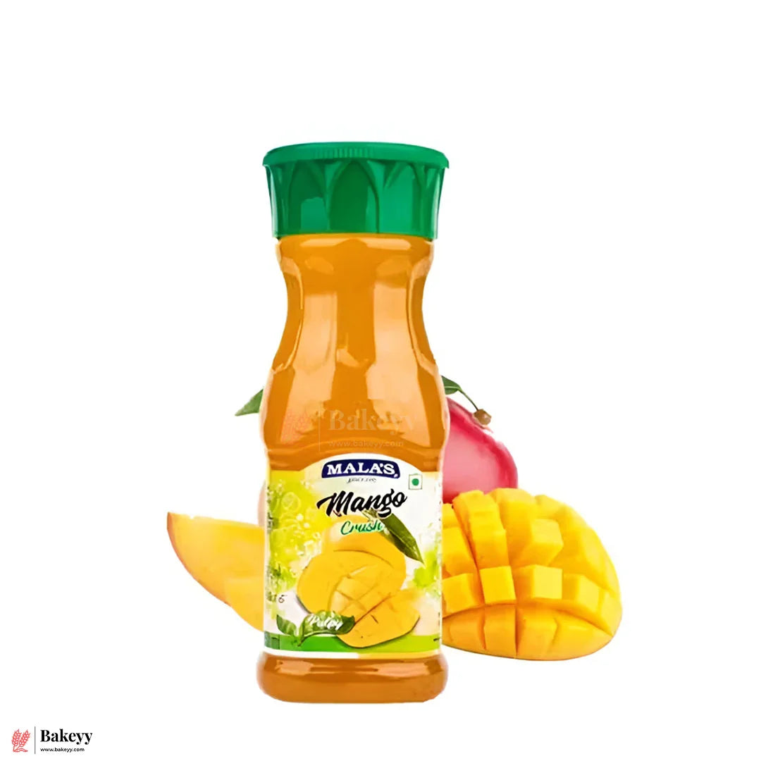 Mala’s Mango Fruit Crush – 250ml | Sweet & Tart Flavour for Beverages & Desserts