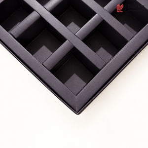 Printed Chocolate Box with Cavity Insert | 2 Designs | Pack of 1
