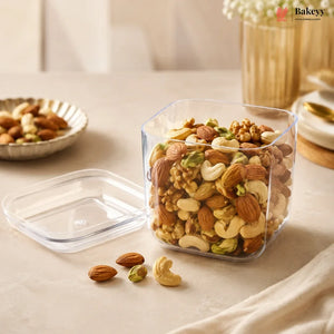 AcrylicLookFoodContainerwithLidforDesserts_Snacks_3 - Bakeyy.com IN