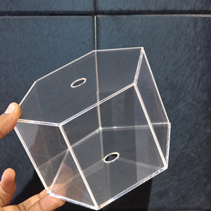 Acrylic Spacer | Cake Separator Stand | Round, Square & Hexagon | 3 Sizes | Pack of 1