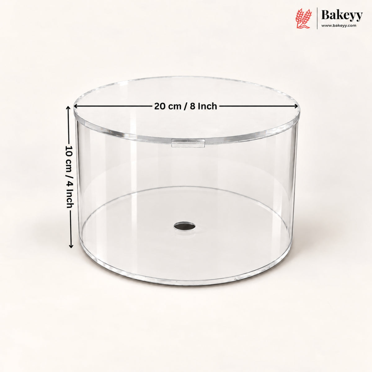 Acrylic Spacer | Cake Separator Stand | Round, Square & Hexagon | 3 Sizes | Pack of 1