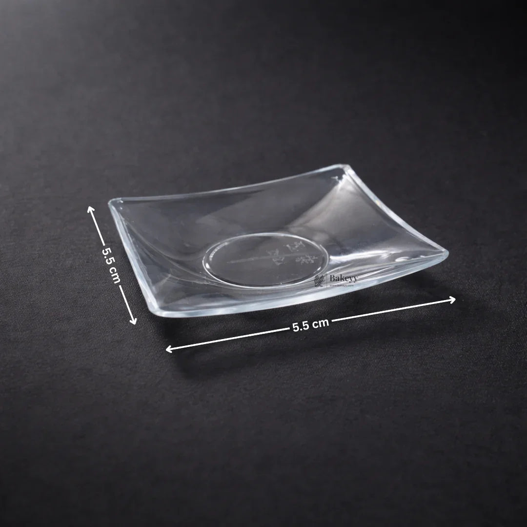 Clear Square Mini Dessert Bowl | Dessert Bowl | D57 | Pack of 50 - Bakeyy.com - India - Clear Square Mini Dessert Bowl | Dessert Bowl | D57 | Pack of 50 - Default Title 150.00