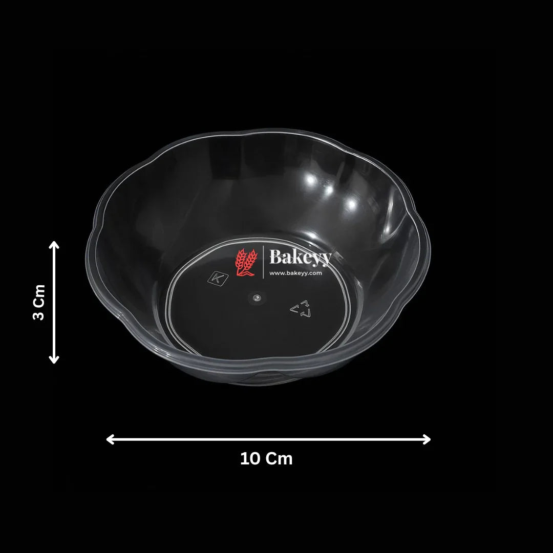 Clear Acrylic Mini Serving Bowl | Pack of 35 | D36 - Bakeyy.com - India - Clear Acrylic Mini Serving Bowl | Pack of 35 | D36 - Default Title