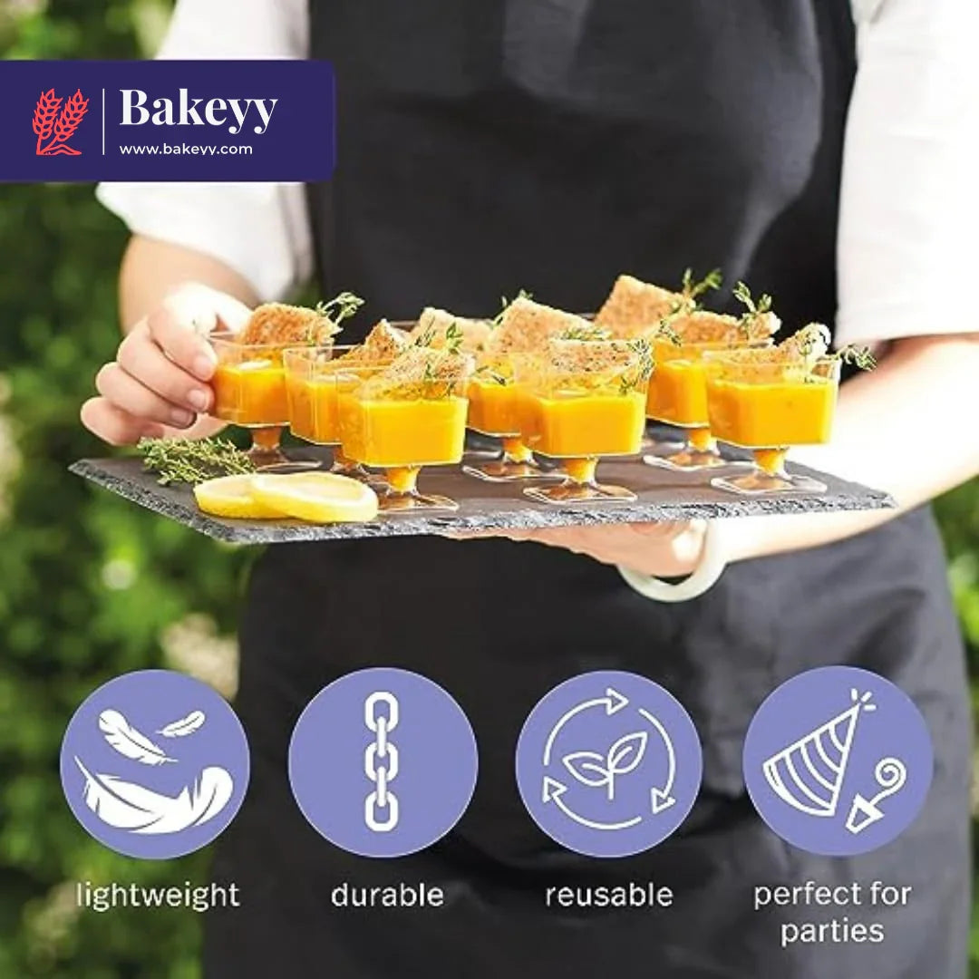 Clear Acrylic Dessert Cup Mini | Pack Of 35 | D51 - Bakeyy.com - India - Clear Acrylic Dessert Cup Mini | Pack Of 35 | D51 - Default Title