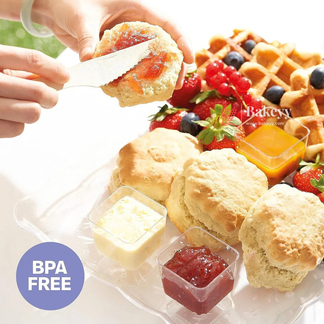 Clear Acrylic Dessert Cup Mini | Pack Of 35 | D51 - Bakeyy.com - India - Clear Acrylic Dessert Cup Mini | Pack Of 35 | D51 - Default Title