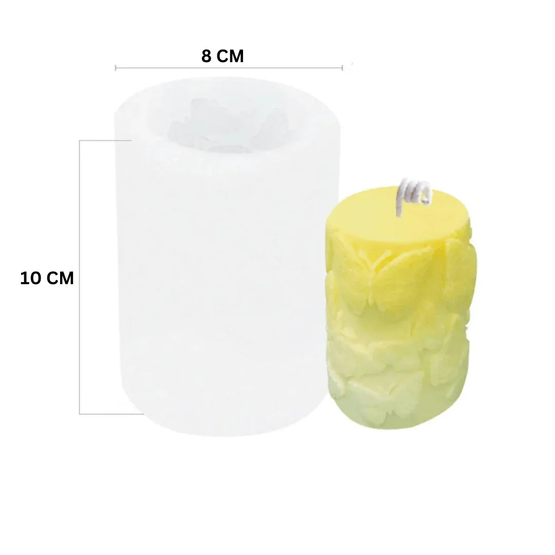Butterfly Candles Silicone Mould | Cake Mould Fondant Decorating Cake - Bakeyy.com - India - Butterfly Candles Silicone Mould | Cake Mould Fondant Decorating Cake - Default Title