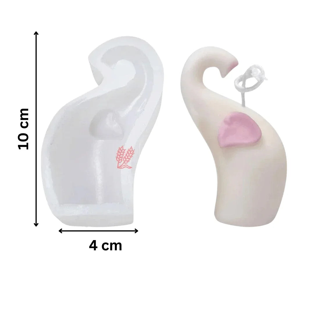 Elephant Candle Silicone Mold - Bakeyy.com - India - Elephant Candle Silicone Mold - Default Title
