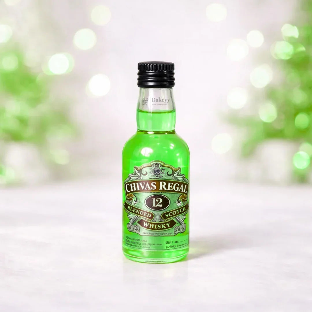 Mini Alcohol Bottle Cake Toppers | Decorative Cake Props | Multiple Designs Available | Pack Of 1 - Bakeyy.com - India - Mini Alcohol Bottle Cake Toppers | Decorative Cake Props | Multiple Designs Available | Pack Of 1 - Chivas Regal -1 36.00