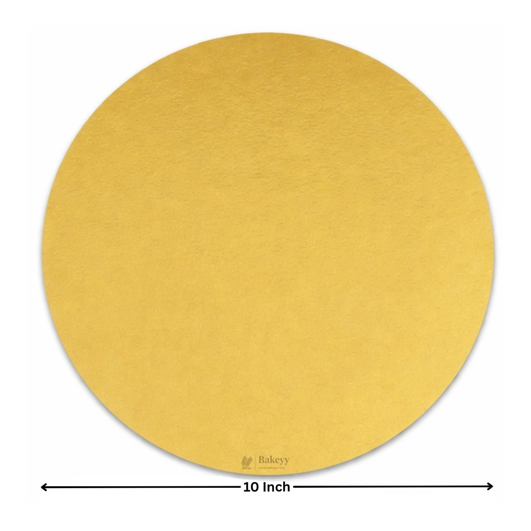 Round Gold Cake Base | Cake Board | Display Board for Cakes