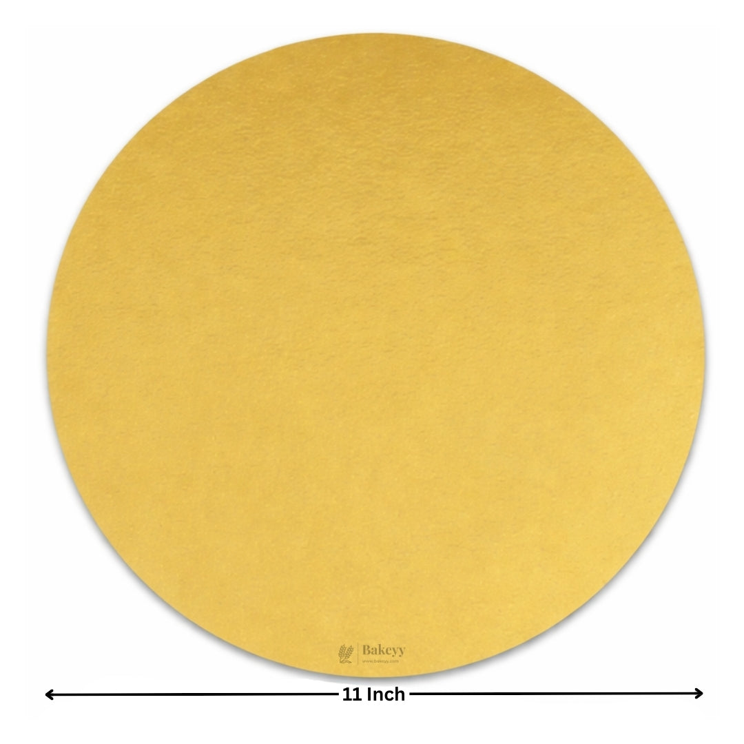 Round Gold Cake Base | Cake Board | Display Board for Cakes