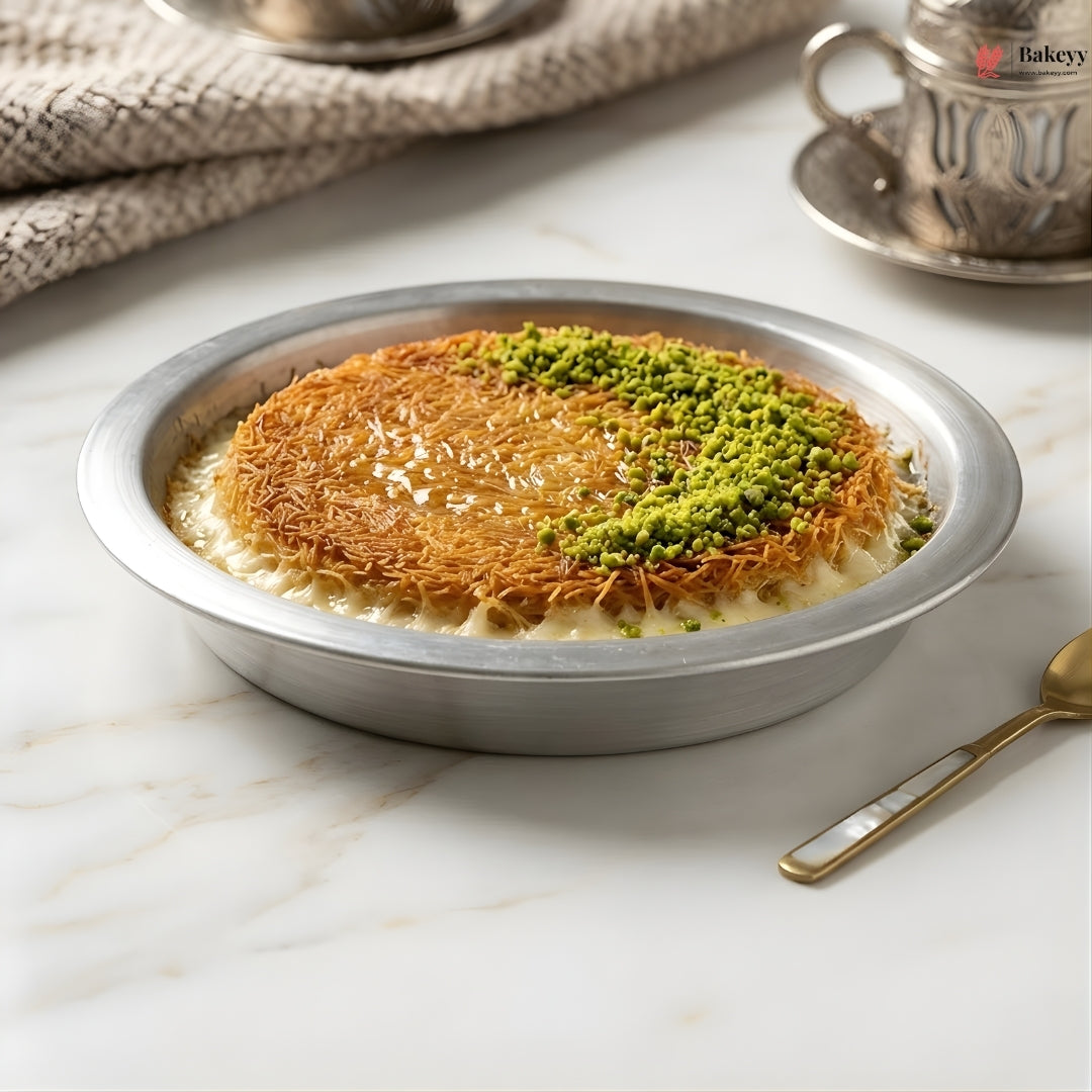 Aluminium Kunafa Round Plate | Dessert & Baking Tray | 3 Sizes Available | Pack of 1