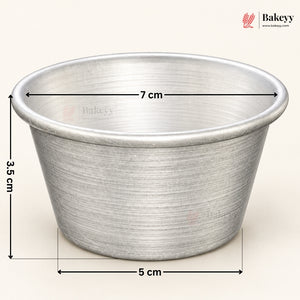 Aluminium Muffin Cups | 3 Sizes | Pack of 1