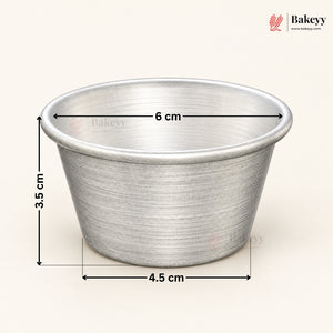 Aluminium Muffin Cups | 3 Sizes | Pack of 1