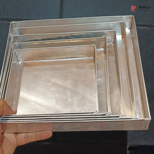 Aluminium Square Brownie Tray | Multiple Sizes | Pack of 1