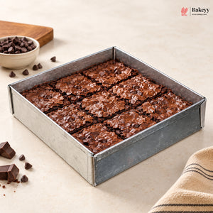 Aluminium Square Brownie Tray | Multiple Sizes | Pack of 1