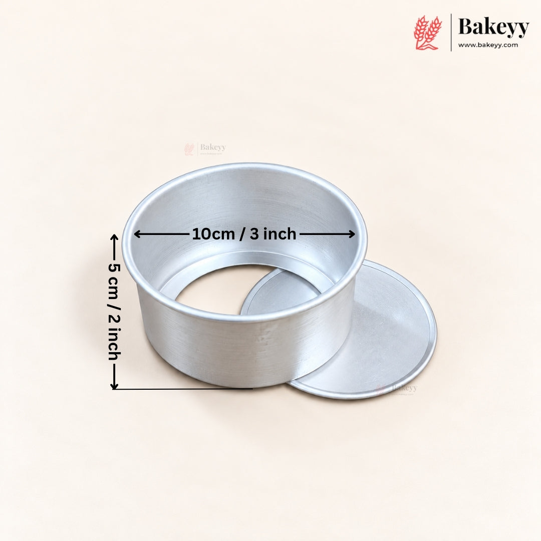 Aluminium Detachable Bottom Cake Mould | Round Baking Pan | Multiple Sizes Available | Pack of 1